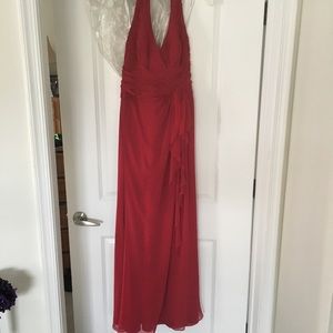 Formal red dress